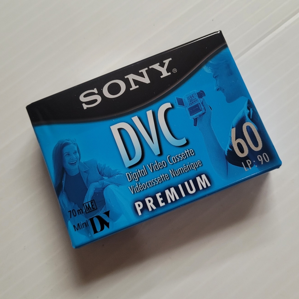 Sony DVC Digital Video Cassette Premium MiniDV Tape SP 60 LP 90 New  Seadle